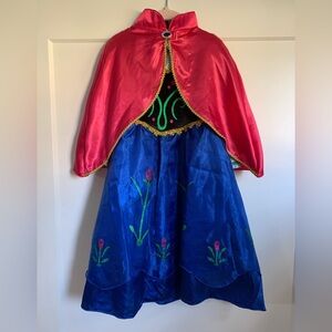Kids Princess Costume with Cape - Anna Disney Frozen, 2T-3T